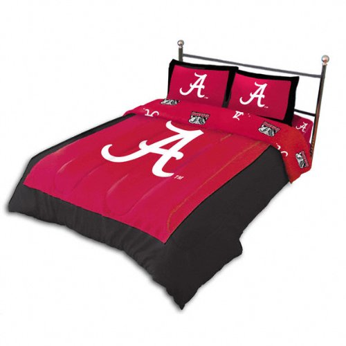 Alabama Crimson Tide Comforter Set- King Bed