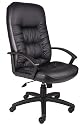 Boss Executive Leather Plus Chair Black