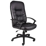 Boss Executive Leather Plus Chair Black by BOSS