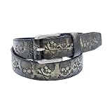 Produkt-Bild: X-Collection Fashion Skull Belt mit Pr&auml;gung