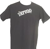 Tattoo Art Rock n Roll T Shirt Metal Studs Body Art
