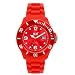 Ice Watch - SI.RD.U.S.09 - Montre Mixte - Quartz Analogique - Cadran Rouge - Bracelet Silicone Rouge - Moyen Mod�le