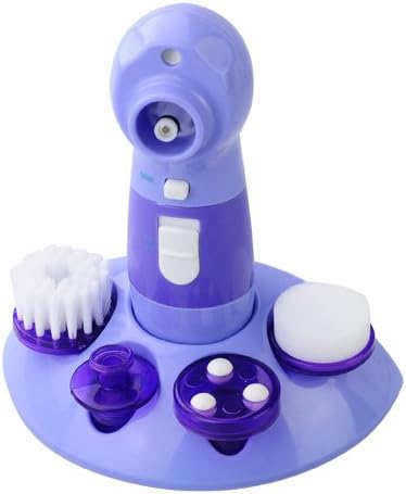 4-in-1 Facial Skin Pore Blackhead Cleaner Brush Rotary Scrubber Massager