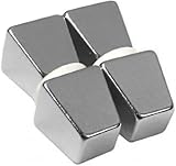 4 Neodymium Refrigerator Magnets Super Strong Power Wedge