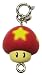 LIFE UP Mushroom ~1.75" Mini Charm Figure - New Super Mario Galaxy 2 Zipper Pull/Charm Series (Japanese Import)_s-1