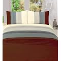 Tobago Chocolate Soft Touch Complete Duvet Cover Set King Size