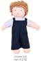 'Charlie' Camden Doll, 11"-12" Natural Waldorf Doll, Blonde Hair, Blue Eyes by Camden Rose