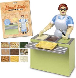 Accoutrements Lunch Lady Commotion Figure photo Accoutrements Lunch Lady Commotion Figure