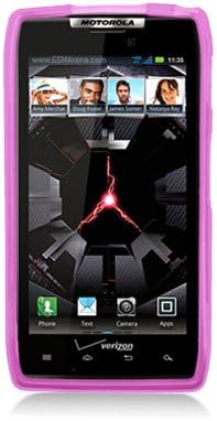 Aimo Wireless MOTXT913SKC232 Soft and Slim Fabulous Protective Skin for Droid Razr MAXX - Retail Packaging - Pink Plaid