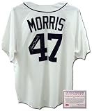 Jack Morris Detriot Tigers Hand Signed Authentic Style Home White Jersey