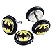 PiercingJ 2pcs Bat Batman Disc Plug Fake Cheater Earring Ear Ring Stud Barbell P...