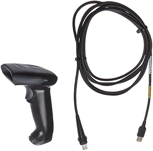 Honeywell 1300G Hyperion Handheld Barcode Reader with Linear 270 scan/s, 5V, 200 mA, Black