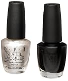 OPI Nail Polish, Black Onyx (T02), 0.5-Ounce & Birthday Babe (A35) 0.5-Ounce