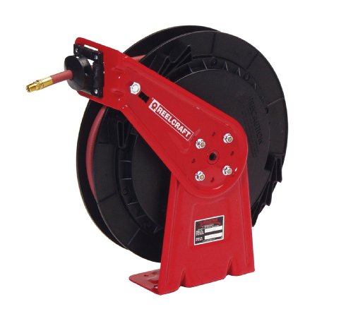Reelcraft RT435-OHP 14-Inch by 35-Feet Spring Driven Hose Reel for Grease