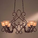 Minka Lavery Lights 956-126 6LT Island Light - Belcaro Walnut Island Lighting