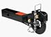 Pintle Hooks/Mounts - Universal - ~ 5 Ton Receiver Mount Pintle Hook, Solid Shank, Rating 10,000 lbs. (GTW), 2,000 lbs. (VL), Black