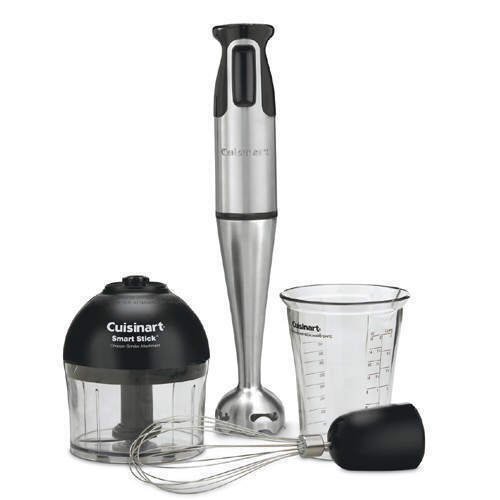 Cuisinart Smart Stick Hand Blender with Whisk and Chopper Attachment