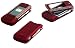 RED RUBBERIZED PROGUARD COVER HARD CASE (with Bling Jewels) for MOTOROLA KRZR K1M MOTOKRZR - RETAIL PACKAGING