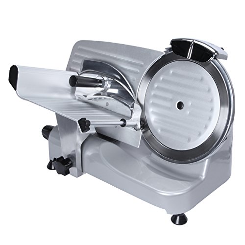 240W Commercial Deli Meat Slicer 530RPM Food Cheese Cutter 10 Blade