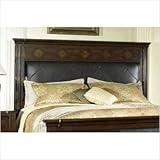 IMAGE OF Villa Madrid California King Bicast Leather Panel Bed