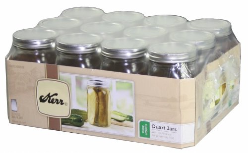 Hearthmark 1 Quart Wide Mouth Canning Jars 00519