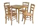 Winsome Groveland 5-Piece Wood Dining Set, Light Oak Finish