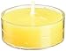 Zest Candle 50-Piece Tealight Candles, Yellow