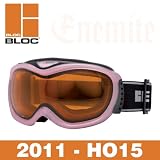 BLOC SHARK HO15 Pink Ski / Snowboard Goggles - CAT 2 Orange Lens
