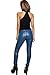 2LUV Women's Stretchy 5 Pocket Skinny Color Uniform Pants