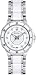 Stainless Steel and Ceramic Dress White Dial Diamonds