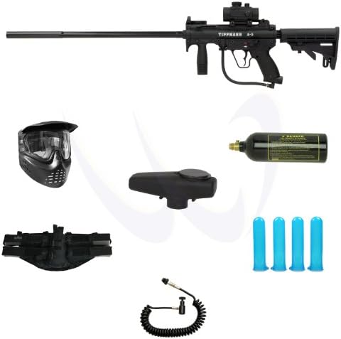 Tippmann A5 A-5 Tactical Paintball Marker Gun Basic M22DS-46 Power Package