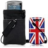 41UjYCZD7sL. SL160  BLACKBERRY TORCH 9800 4 PC LUXURY GIFT ACCESSORY PACK   UNION JACK BACK COVER CASE / SHELL / SHIELD, SCREEN PROTECTOR, POUCH CASE, CAR CHARGER PART OF THE QUBITS ACCESSORIES RANGE