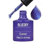 Bluesky Color PURPLE Soak Off Nail Polish 530 Salon Manicure UV .33 oz Coat