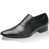BELMONDO Herren Slipper, schwarz