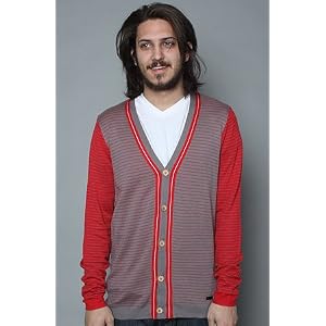 Buy WeSC The Stefano Cardigan in Frost Grey,Sweaters for Men by WeSC