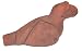 Hand-Crafted Parrot Ocarina / Whistle from Mexico