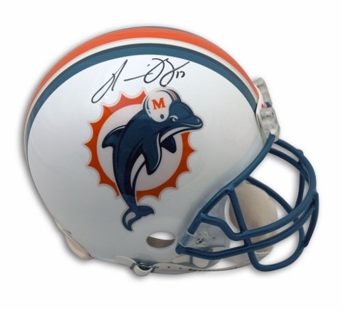 Ronnie Brown Miami Dolphins Autographed/Hand Signed Proline Helmet