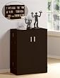 Contemporary Espresso Finish CD & DVD Storage Cabinet