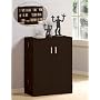 Contemporary Espresso Finish CD & DVD Storage Cabinet