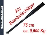 Baseballschläger Alu Baseball Schläger 75cm 600gr 30'