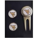 West Virginia Mountaineers Divot Golf Ball Marker Set
