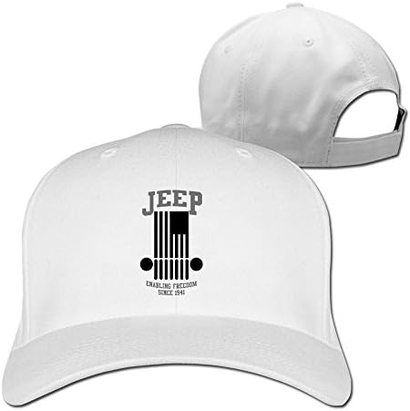 Jeep Enabling Freedom 1941 Wrangler Baseball Unisex White Cap
