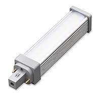 LEDwholesalers G24d Base 10 Watt LED Recess Downlight Replacement Bulb, White, 1603WH