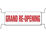 Grand Re-Opening - Vinyl Outdoor Banner - 8'x3'
