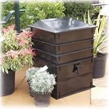 Outdoor Living : The Worm Works 3 Tier Wormery Black