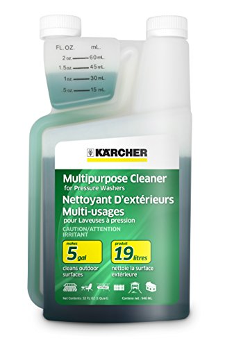 Karcher Multi-Purpose Cleaning Pressure Power Washer Detergent Soap Cleaner, 1-Quart