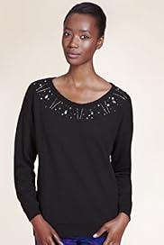 Limited Collection Bead Embellished Sweat Top
