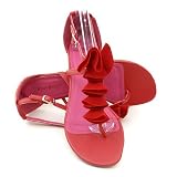 Bamboo Dexter33 Flats Red by Bamboo