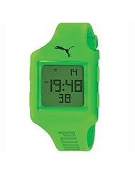 PUMA Unisex PU910791007 Slide-Large Green Digital Watch