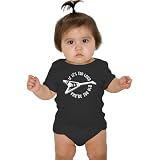 Baby Rock 'n Roll One-Piece, Too Loud, Too Old, Black, 3-6